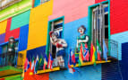 A colorful building in La Boca Buenos Aires